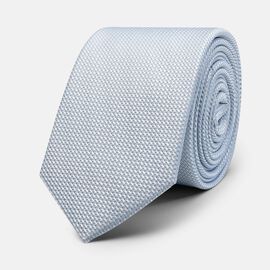 Mens Light Blue Silk Tie